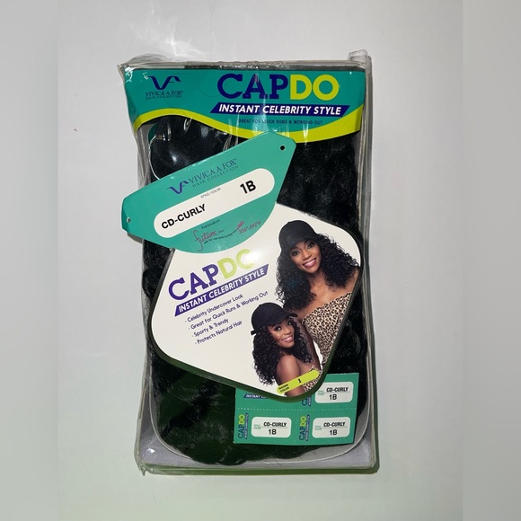 Vivica A Fox Cap Do Wig In Three Colors 1B, 4/27/615, P2216 - Picture 9 of 10